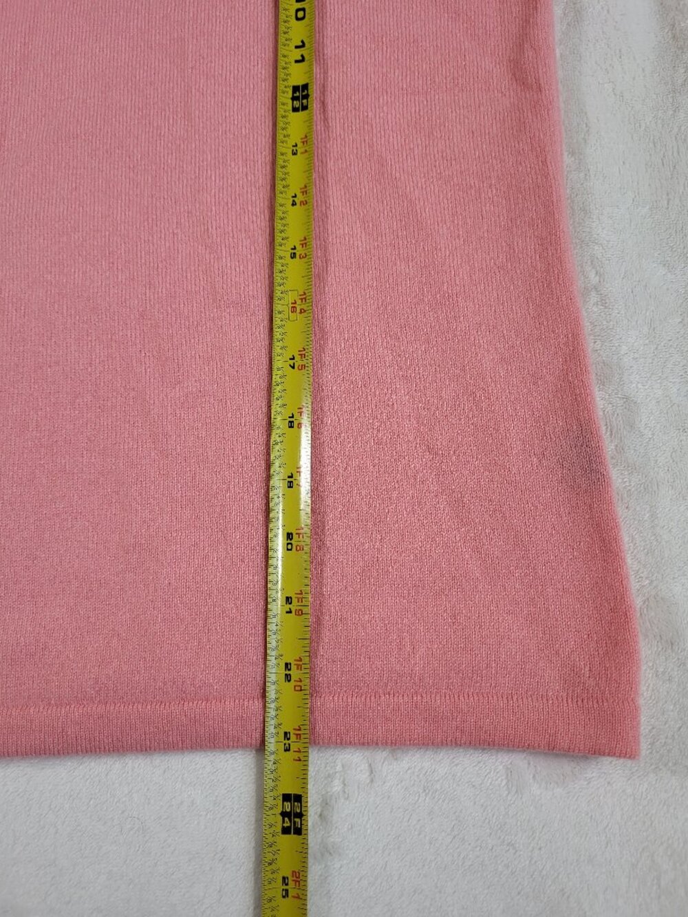 J.McLaughlin Cam Cashmere Polo Sweater Pink - Medium - Picture 10 of 10